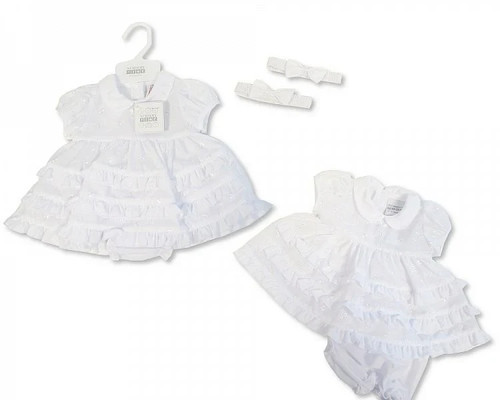Baby girls dress frilly - baby,