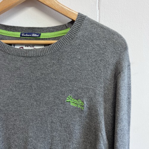 Superdry grey jumper cashmere - superdry,