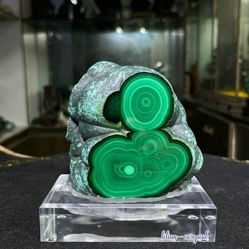 8lbnatural malachite - 1.8lbnatural,