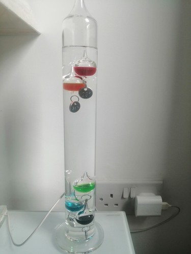 Ingenious galileo thermometer - ingenious,