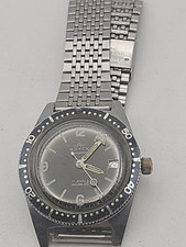 Royce Diver Automatic Date 35mm military Mens Wrist Watch Vintage 20 atm works