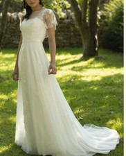 True Bride Saskia W396 Wedding Dress 18 Unaltered Brand New Ivory Lace Pearls