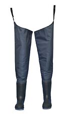 Shakespeare Sigma Nylon Hip Fishing Waders Cleated Sole - Green - Sizes 8 to 12