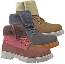 WOMENS LEATHER SNOW BOOTS