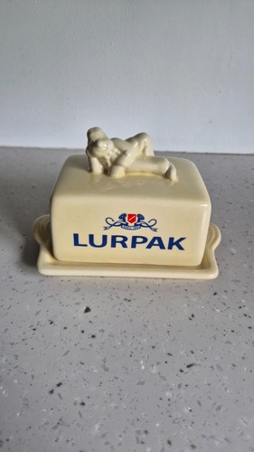 Vintage lurpak ceramic butter - ceramic,
