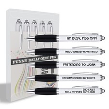 Funny Pens 5 Pack Rude Novelty
