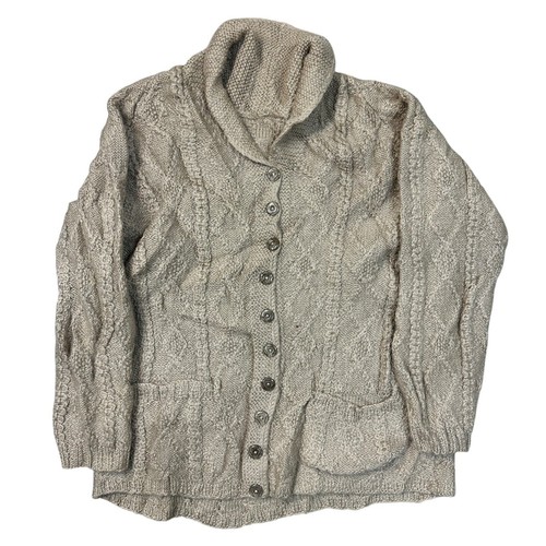 Vintage aran hand knit - vintage,