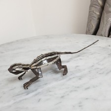 Vintage Metal Lizard Ornament