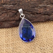 Pear Blue Sapphire Gemstone