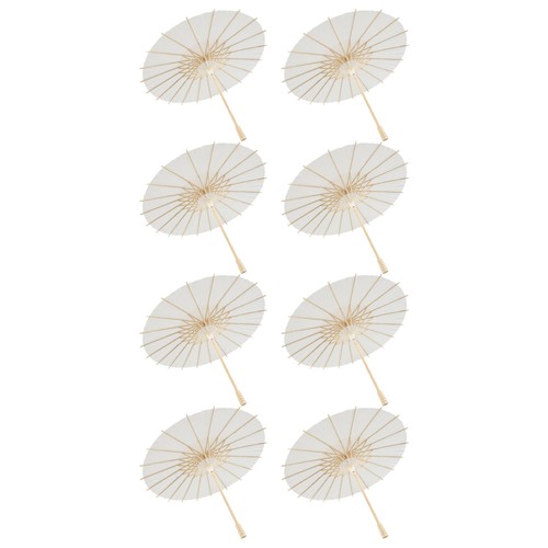 8pcs paper parasol - paper, wedding
