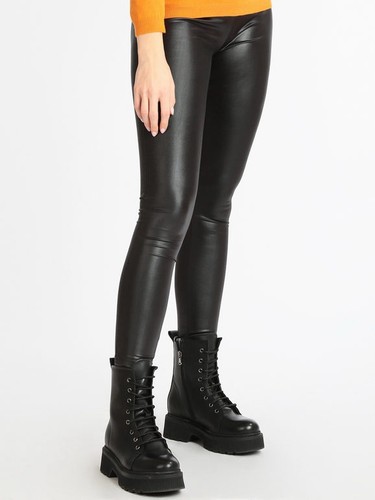 Women ladies low waist faux - ladies,