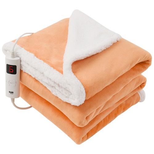 Heated throw large blanket - heated,