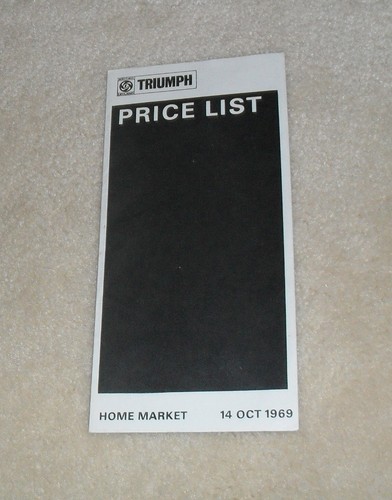 Triumph range price - range,