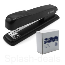 Full Strip Metal Stapler - Heavy Duty Desk Office 24/6 26/6 - Plus 5000 Staples