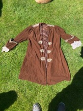 Panto Costume Theatre Pantomime Dress Adult Brown Tunic