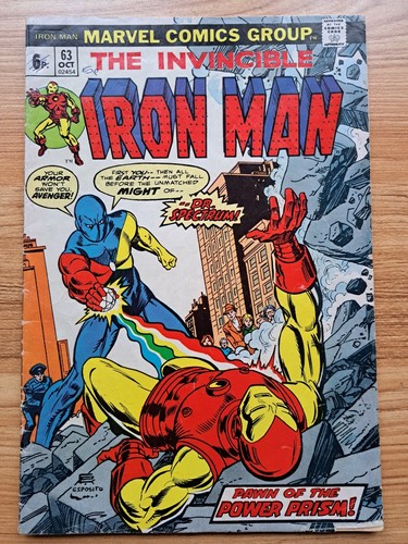 Iron man october 1973 - man,