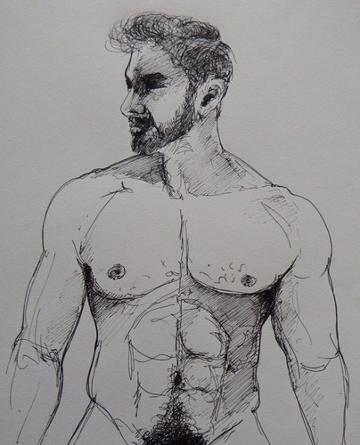 Ink male nude - ink,