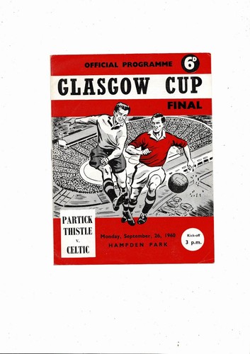 1960 glasgow cup - glasgow, final