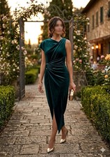 Zara Green Midi Dress Size XL