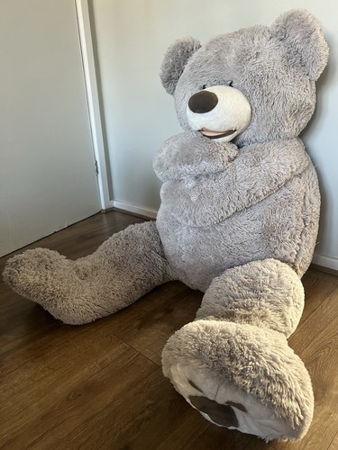 Costco hugfun giant grey teddy - costco,