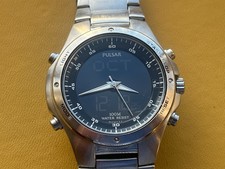 Men's Pulsar NX14-X003 Digi/Ana Wrist Watch. Quartz. Running