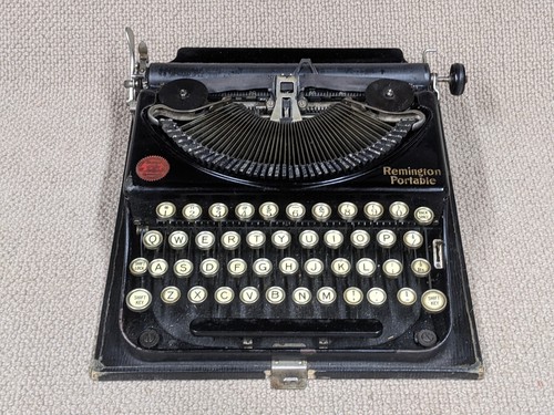 Remington portable typewriter - remington,