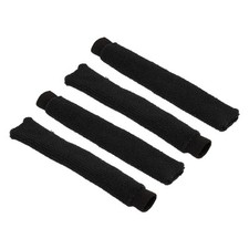 4Pcs Nylon Badminton Racket Racquet Towel Grip Anti-Skid Sweatband, Black