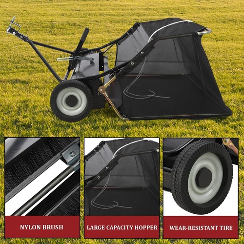 Lawn sweeper tow behind - tow,