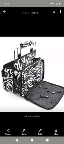 Black white zebra print - &,
