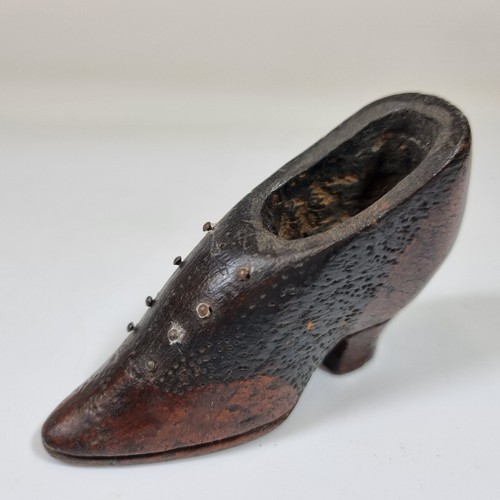 Antique 19thc carved - carved, treen