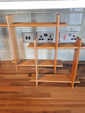 Vintage 60s The Gaybox Wall Fitting Wooden Knick Knack Display Shelf Unit