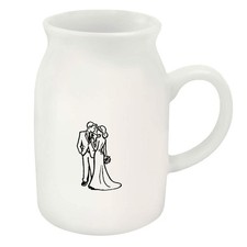 300ml 'Loving Wedding Couple' Ceramic Milk Jug (MJ00015293)