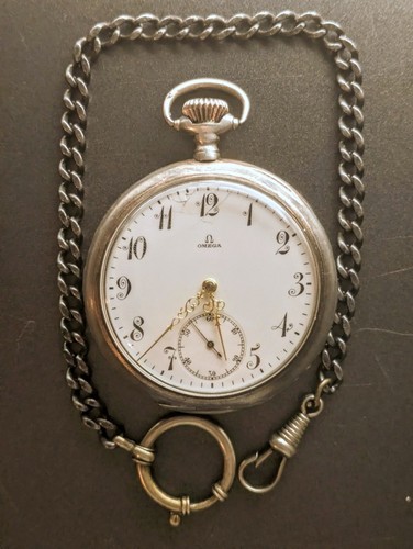 Antique omega pocket watch - pocket,