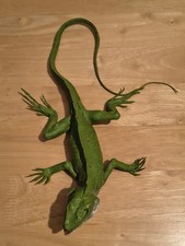 Iguana Toy Green Animal Model Children's
