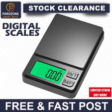 Mini Pocket Digital Weighing Scales 1000 x 0.01g - Gold, Jewellery, Food