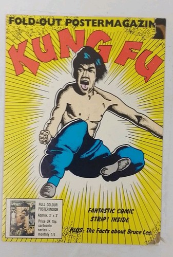 Kung poster magazine with - fu,