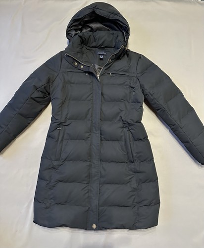 Lands end black padded - padded, long