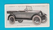MOTOR CAR - CARD NO. 5 - STUDEBAKER  - LAMBERT & BUTLER - A SERIES - 1922