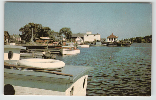 Postcard fishing boats - postcard,
