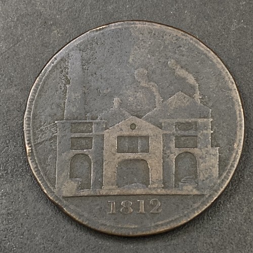 1812 hull lead works token - works,