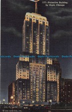 R054426 Palmolive Building by Night. Chicago