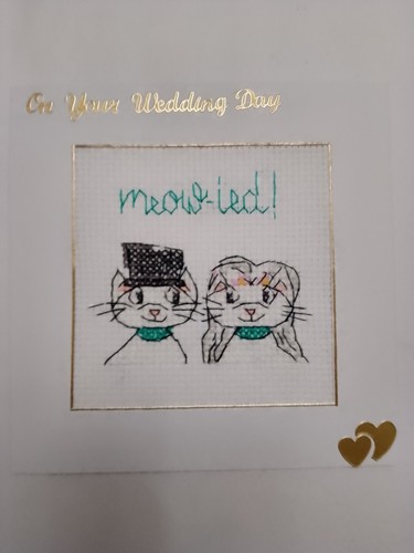 Wedding day card completed - wedding,