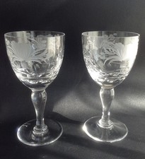 Vtg 2 Royal Brierley Crystal