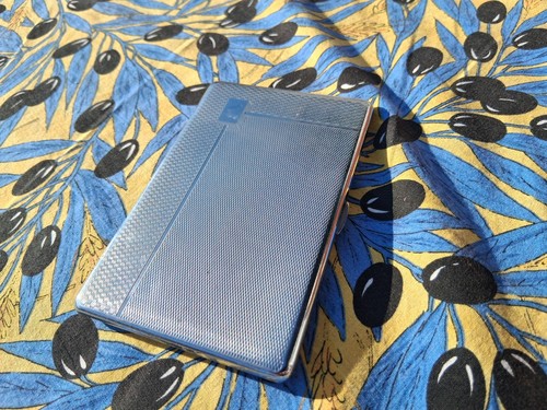 Vintage chrome cigarette case - vintage,