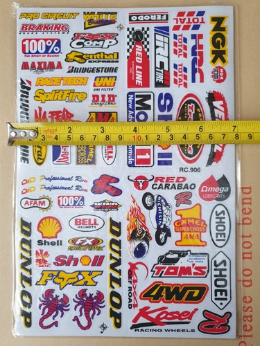 Model car and decals - model,