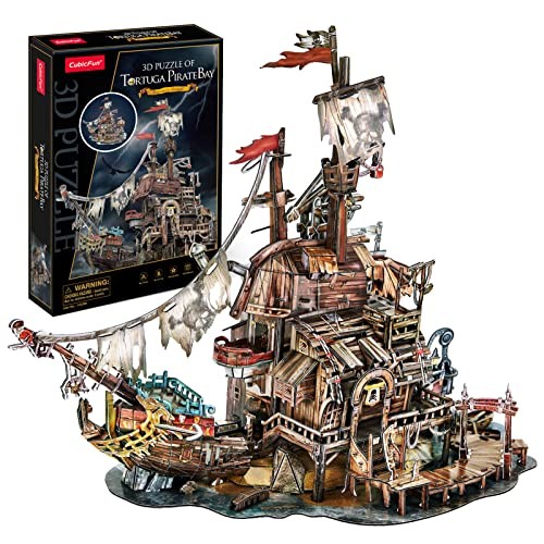 Puzzles tortuga pirate - 3d,