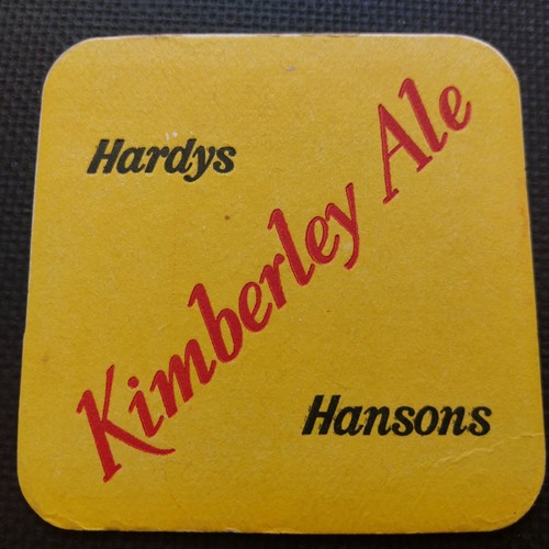 Hardy hansons beer mat cat - hansons,