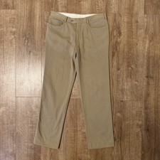 Bamford & Sons Cotton Chino Trousers Beige Men’s W32 L30 Casual Smart Pants