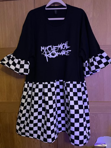 Band shirt smock dress - t,