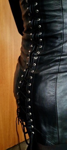 Attic leather corset dress - attic,